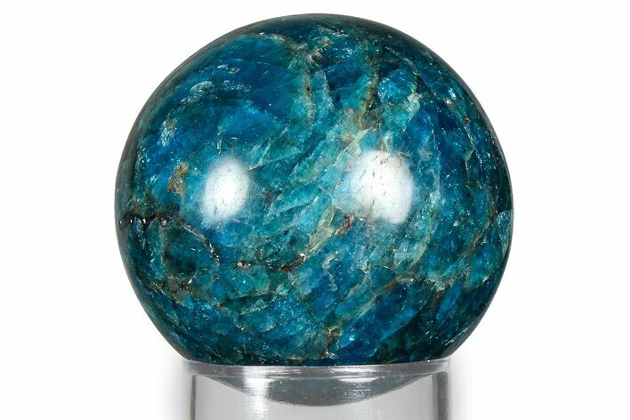 Bright Blue Apatite Sphere - Madagascar #367064